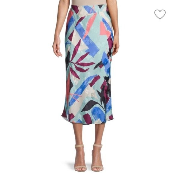 Tanya Taylor Dresses & Skirts - TANYA‎ TAYLOR Kiarah Silk Midi Skirt Size US 6 Bright Colorful